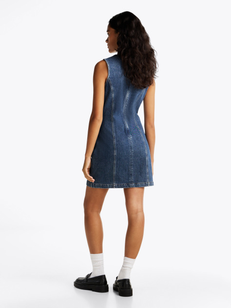 Denim Sparkle Denim Bodycon Mini Dress  Women