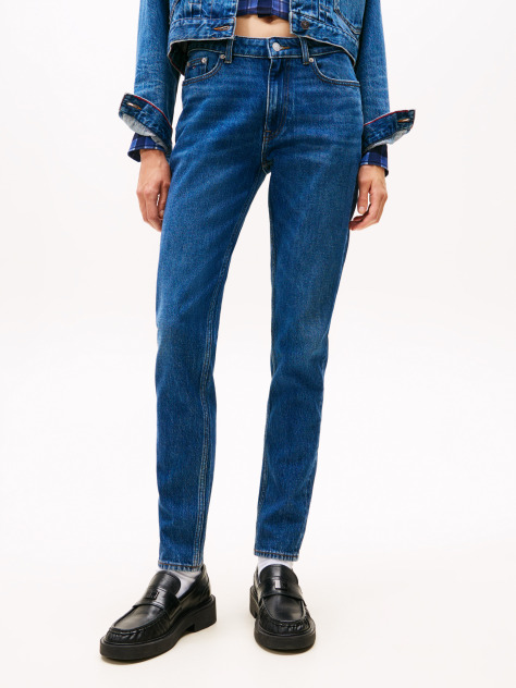 Denim Mid Rise Slim Jeans  Women