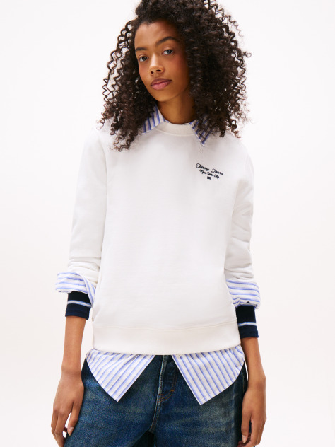 Beige Essential Regular Logo Sweatshirt  Women