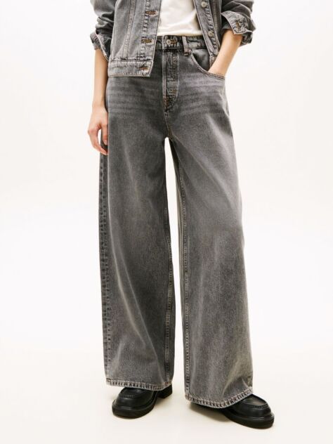 Denim Loose Τζιν Σε Φαρδιά Γραμμή Με Κανονική Μέση  Γυναίκες