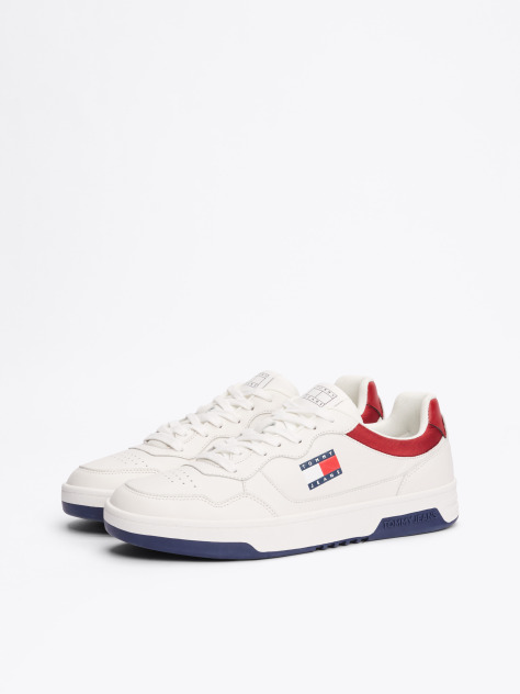 Beige The Brooklyn Leather Cleat Trainers  Men