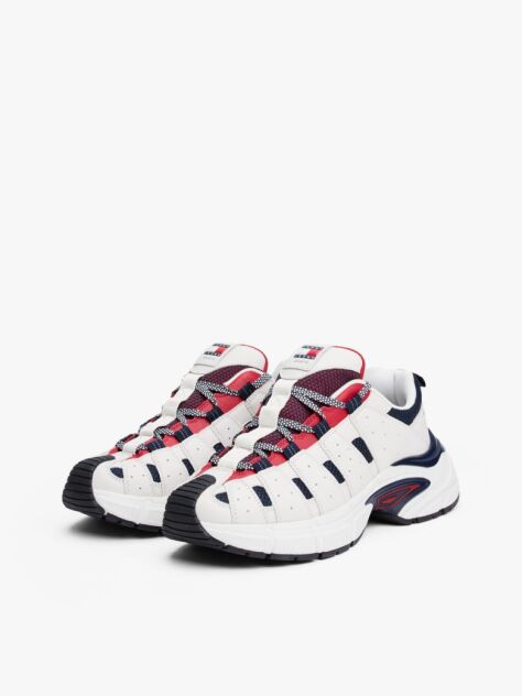 Multi Archive Mixed Texture Cleat Trainers  Men