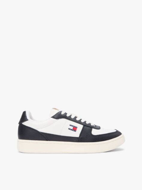 Multi Colour-Pop Leather Cupsole Archive Court Trainers  Men