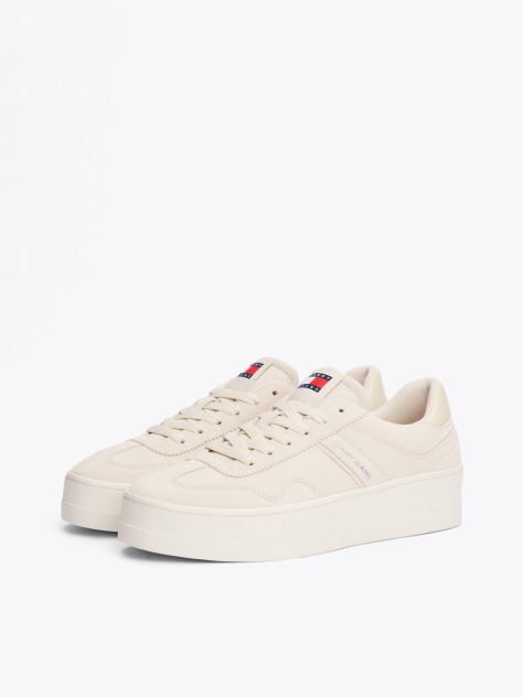 Μπεζ The Greenwich Σουέτ Sneakers Με Flatform  Γυναίκες