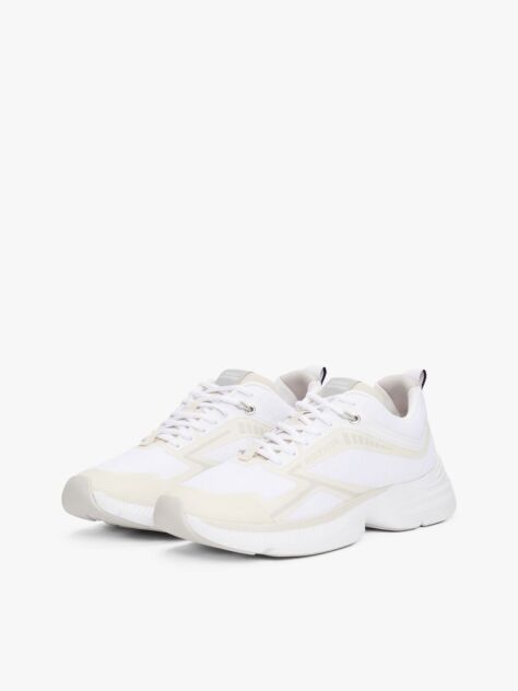 Άσπρο Μοντέρνα Sneakers Με Λογότυπο  Άνδρες