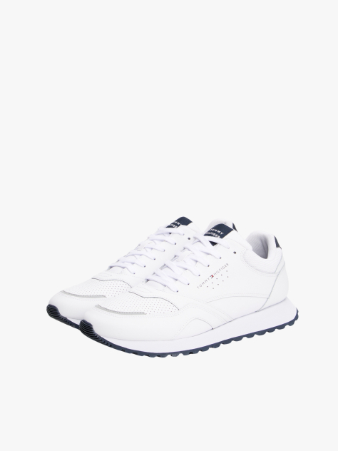 Άσπρο Sneakers Με Λογότυπο  Άνδρες