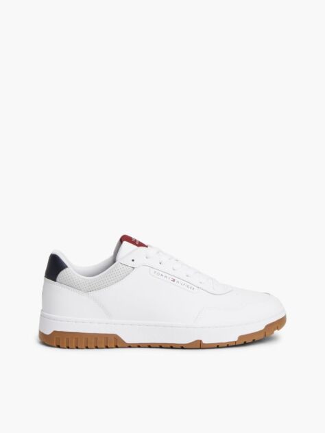 Μπλε Δερμάτινα Sneakers Με Μίξη Υφών  Άνδρες