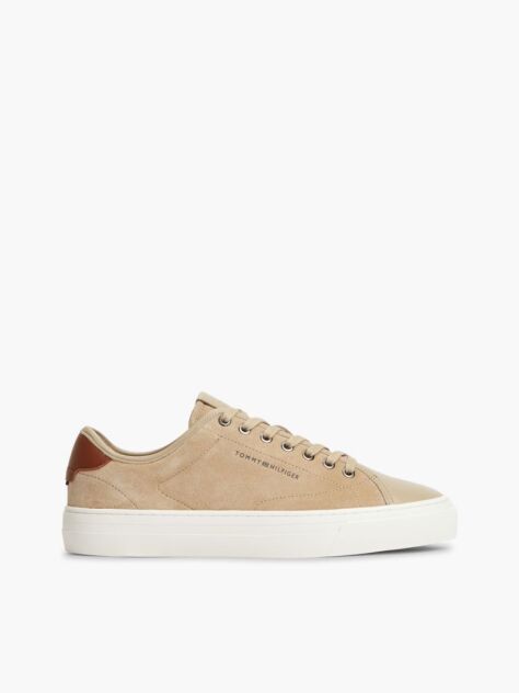 Μπεζ Σουέτ Sneakers Με Πάνελ Σε Αντίθεση  Άνδρες