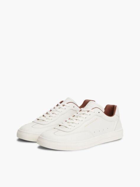 Μπεζ Δερμάτινα Sneakers  Άνδρες