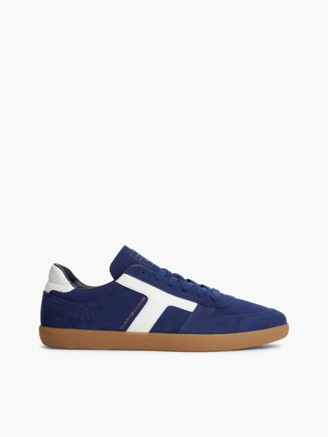 Μπλε Σουέτ Sneakers Με Υφασμάτινα Πάνελ  Άνδρες