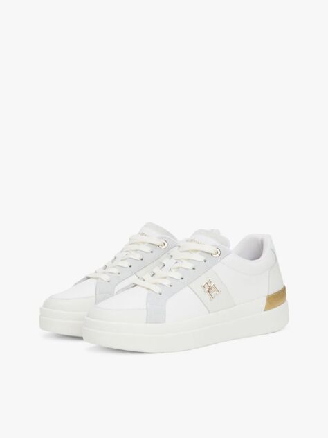 Άσπρο Δερμάτινα Sneakers  Γυναίκες