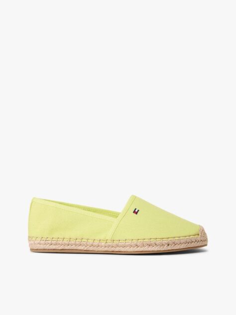 Yellow Flag Embroidery Canvas Espadrilles  Women