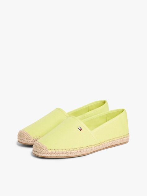 Yellow Flag Embroidery Canvas Espadrilles  Women