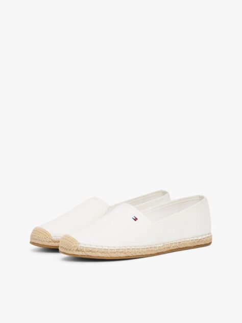 Beige Flag Embroidery Canvas Espadrilles  Women