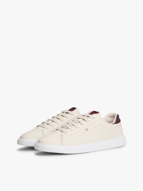Μπεζ Δερμάτινα Sneakers  Γυναίκες