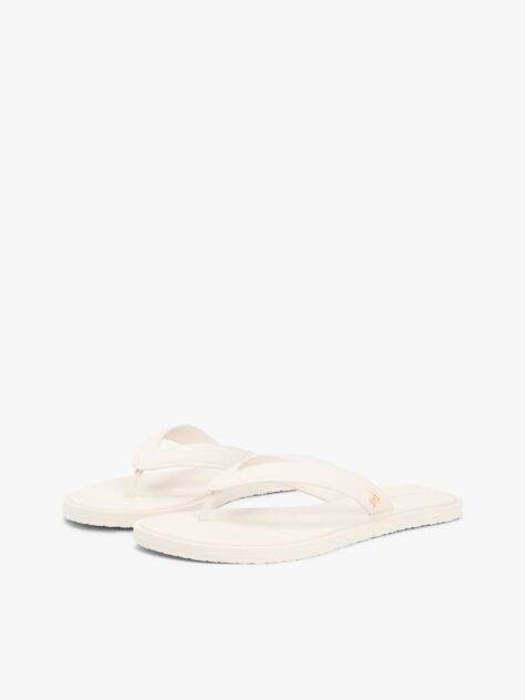 Beige Chic TH Monogram Flip-Flops  Women