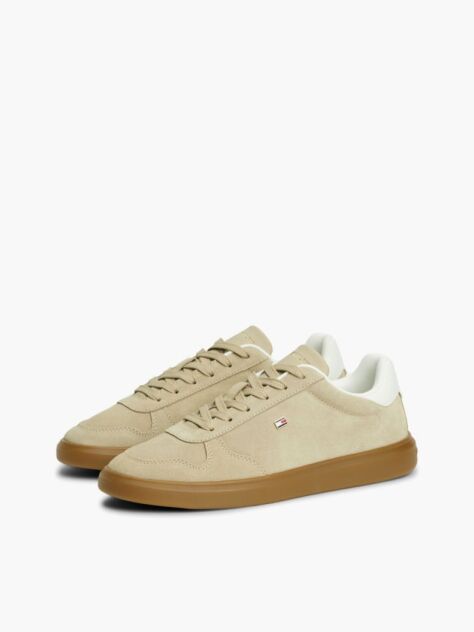 Μπεζ Σουέτ Sneakers  Γυναίκες