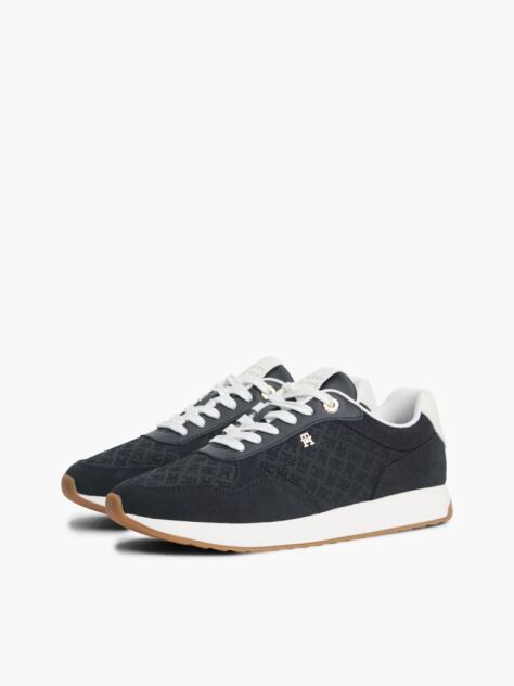 Μπλε TH Monogram Σουέτ Sneakers  Γυναίκες