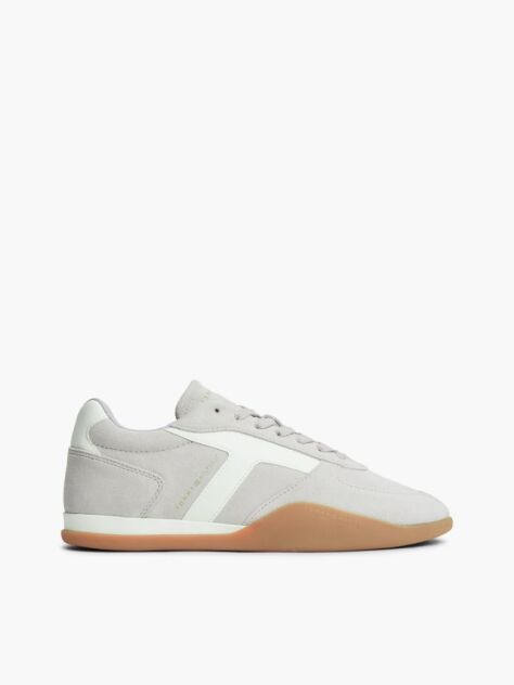 Grey Suede Vintage Low Profile Sneakers  Women