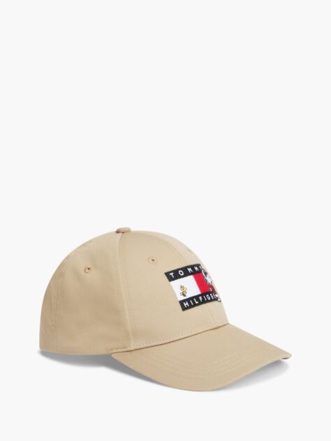 Beige Kids' Peanuts® Flag Logo Baseball Cap  Kids Unisex