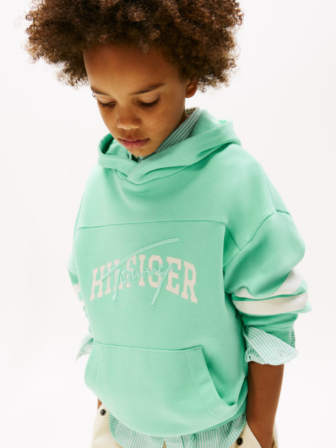 Πράσινο Hoody Με Λογότυπο  Αγόρια