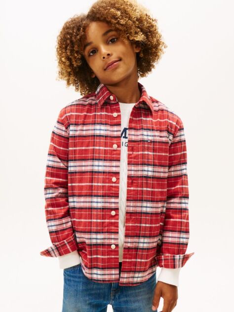 Multi Regular Fit Check Shirt  Boys