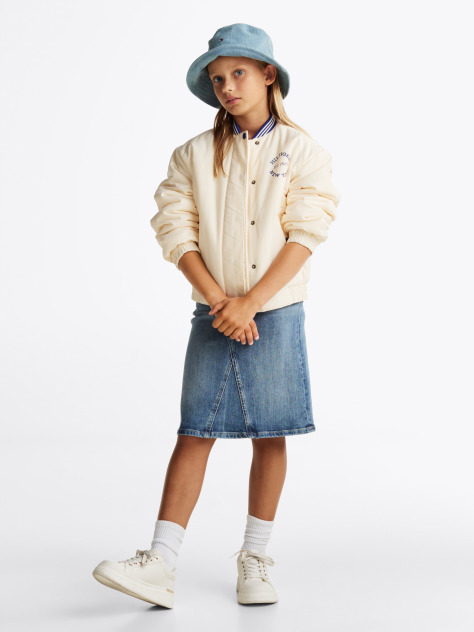 Μπλε Denim Midi Φούστα  Κορίτσια