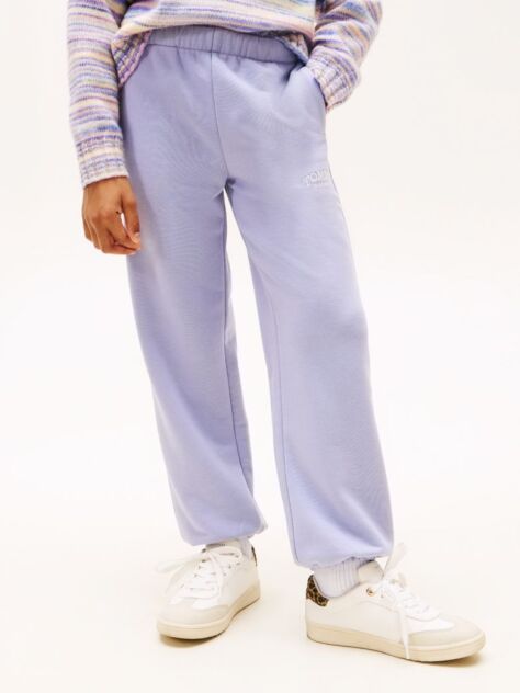 Purple Cuffed Leg Joggers  Girls