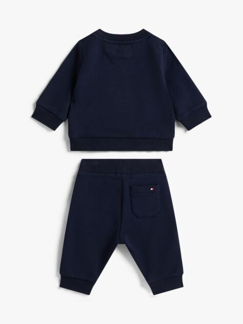 Blue Logo Sweatshirt And Joggers Set  Newborn