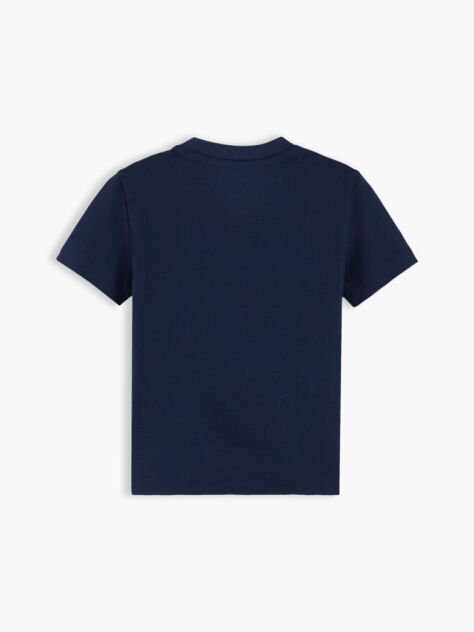 Blue Logo Peached Crew Neck T-Shirt  Newborn