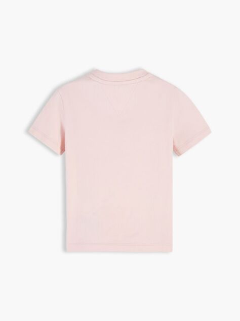 Pink Logo Peached Crew Neck T-Shirt  Newborn