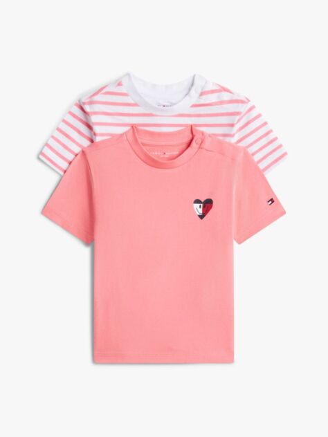 Pink 2-Pack Back Smiley Logo Jersey T-Shirts  Newborn
