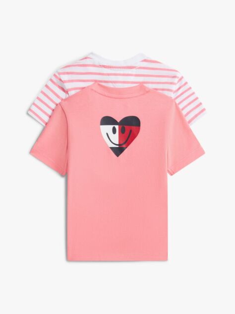 Pink 2-Pack Back Smiley Logo Jersey T-Shirts  Newborn