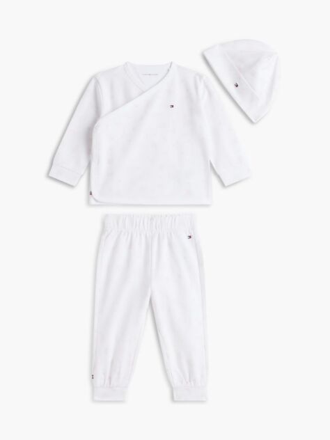 White Print Wrap Long Sleeve T-Shirt Gift Box  Newborn