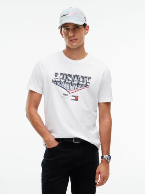White TH x Cadillac Formula 1® Team Austin T-Shirt  Unisex