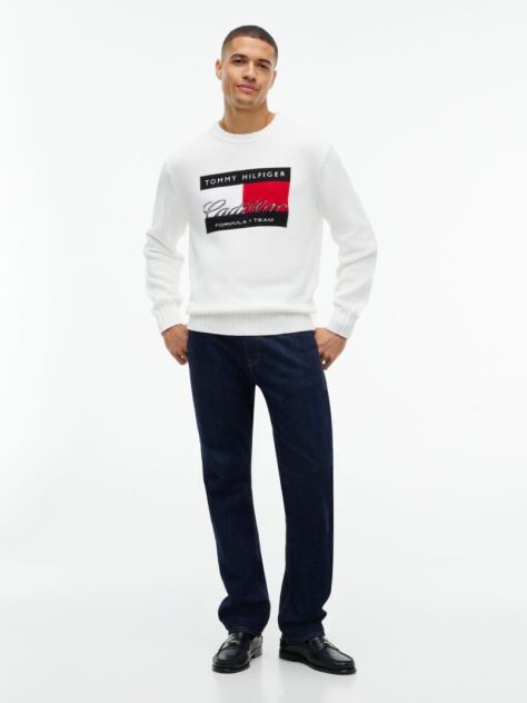 Άσπρο TH x Cadillac Formula 1® Team Πουλόβερ Με Λογότυπο  Unisex