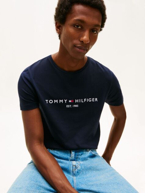 Blue Core Tommy Logo Tee  Men