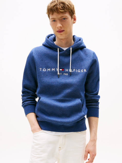 Μπλε Flex Hoody Με Λογότυπο  Άνδρες