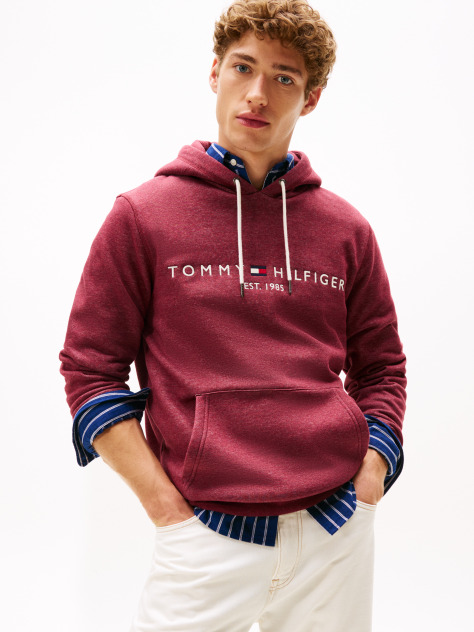 Κόκκινο Flex Hoody Με Λογότυπο  Άνδρες