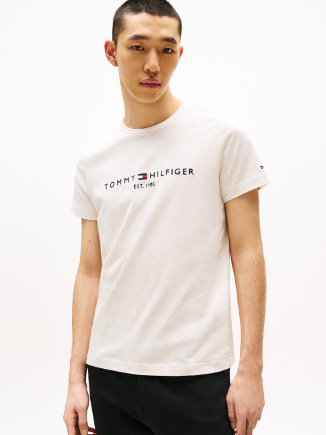 Μπεζ T-Shirt Απο Οργανικό Βαμβάκι  Άνδρες