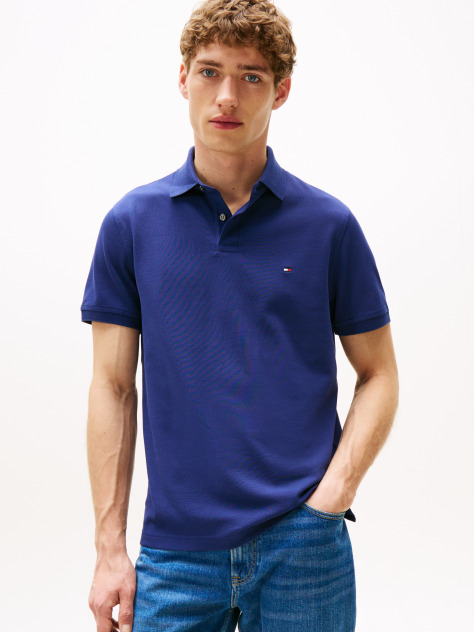 Blue 1985 Organic Cotton Regular Fit Polo  Men