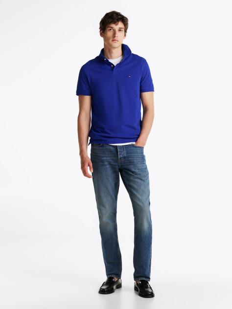 Blue 1985 Organic Cotton Regular Fit Polo  Men