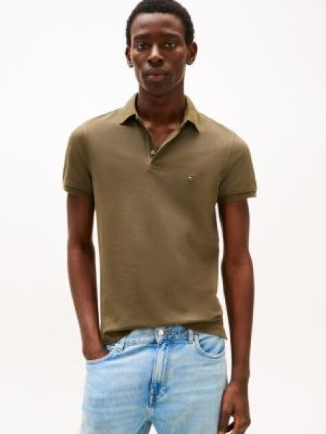 Green 1985 Organic Cotton Slim Fit Polo  Men