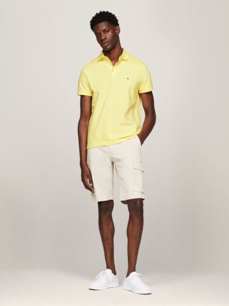 Yellow 1985 Organic Cotton Slim Fit Polo  Men