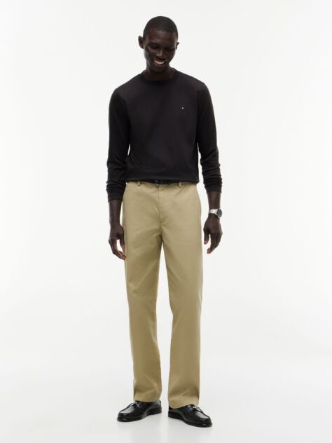 Black Slim Interlock Long Sleeve T-Shirt  Men