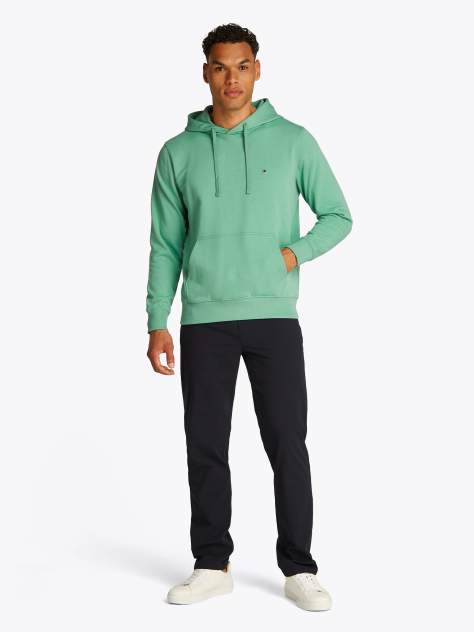 Πράσινο Hoody Από Βαμβακερό Terry Με Κεντητό Σημαιάκι  Άνδρες