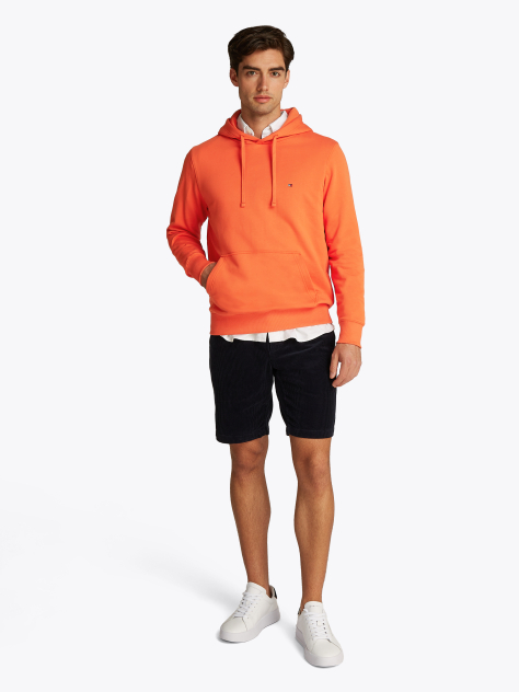 Orange Flag Embroidery Terry Hoody  Men