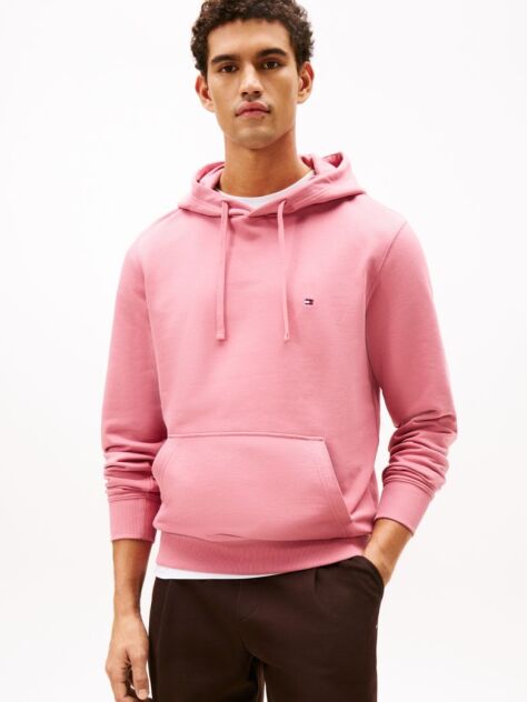 Pink Flag Embroidery Terry Hoody  Men