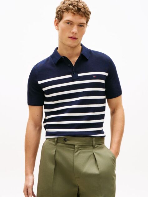 Multi Regular Fit Knit Polo Shirt  Men