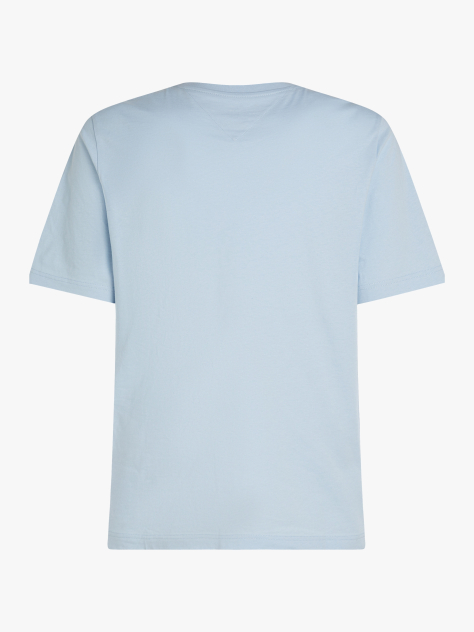 Μπλε T-Shirt Με Ετικέτα Monotype  Άνδρες